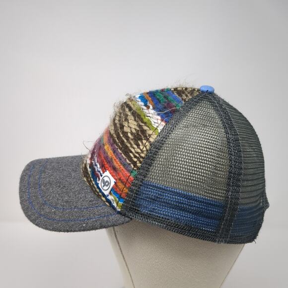 Pistil Snapback Mesh Back Trucker Hat Multi One Size Colorblock Mesh Back - Picture 3 of 9